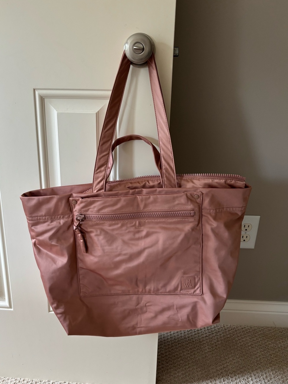 Madewell MWL (Re)sourced Tote Bag in Pink or Rose Gold